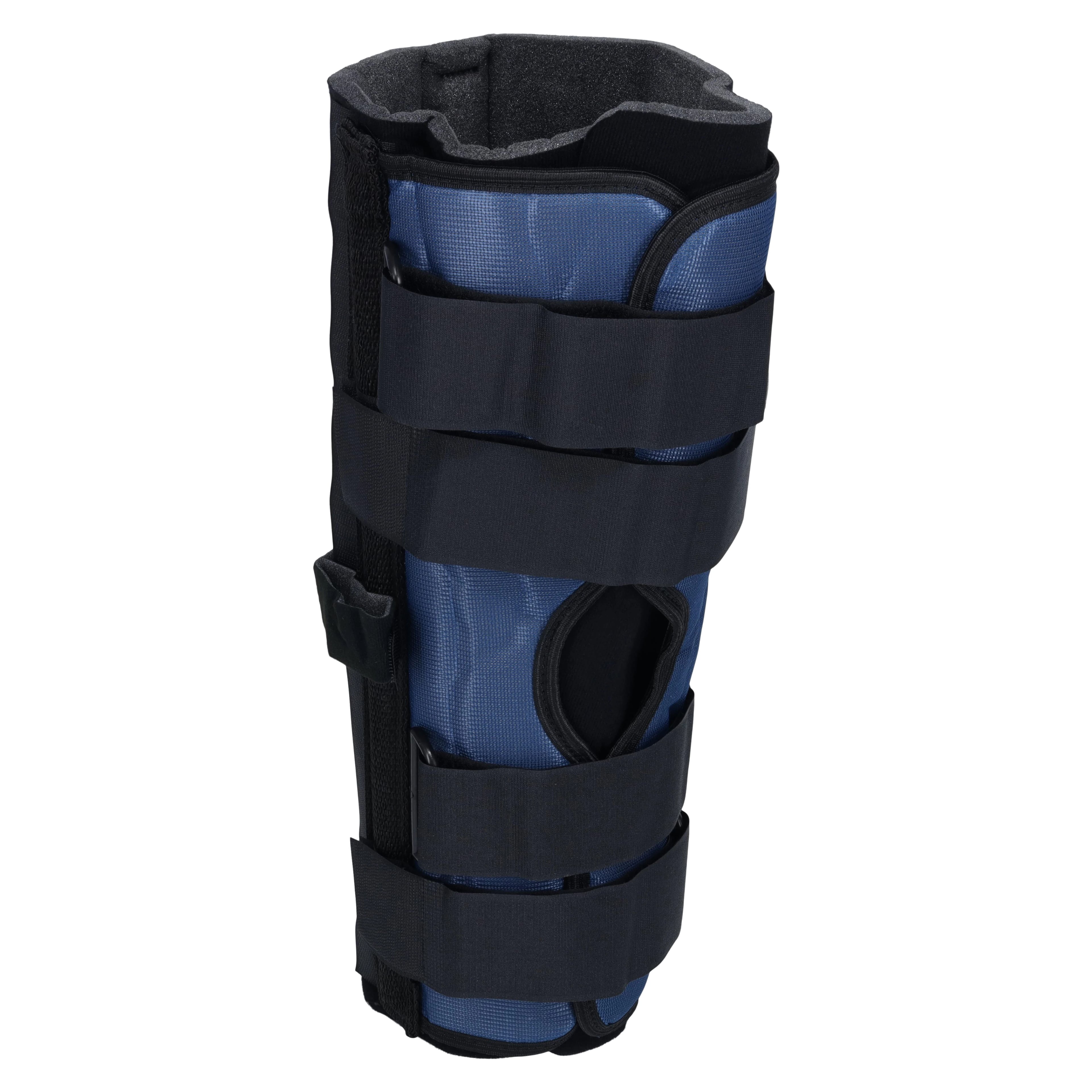 DeRoyal Immobilizer Knee Tripanel, Adult Foam/Tietex, 16", One Size, Left/Right