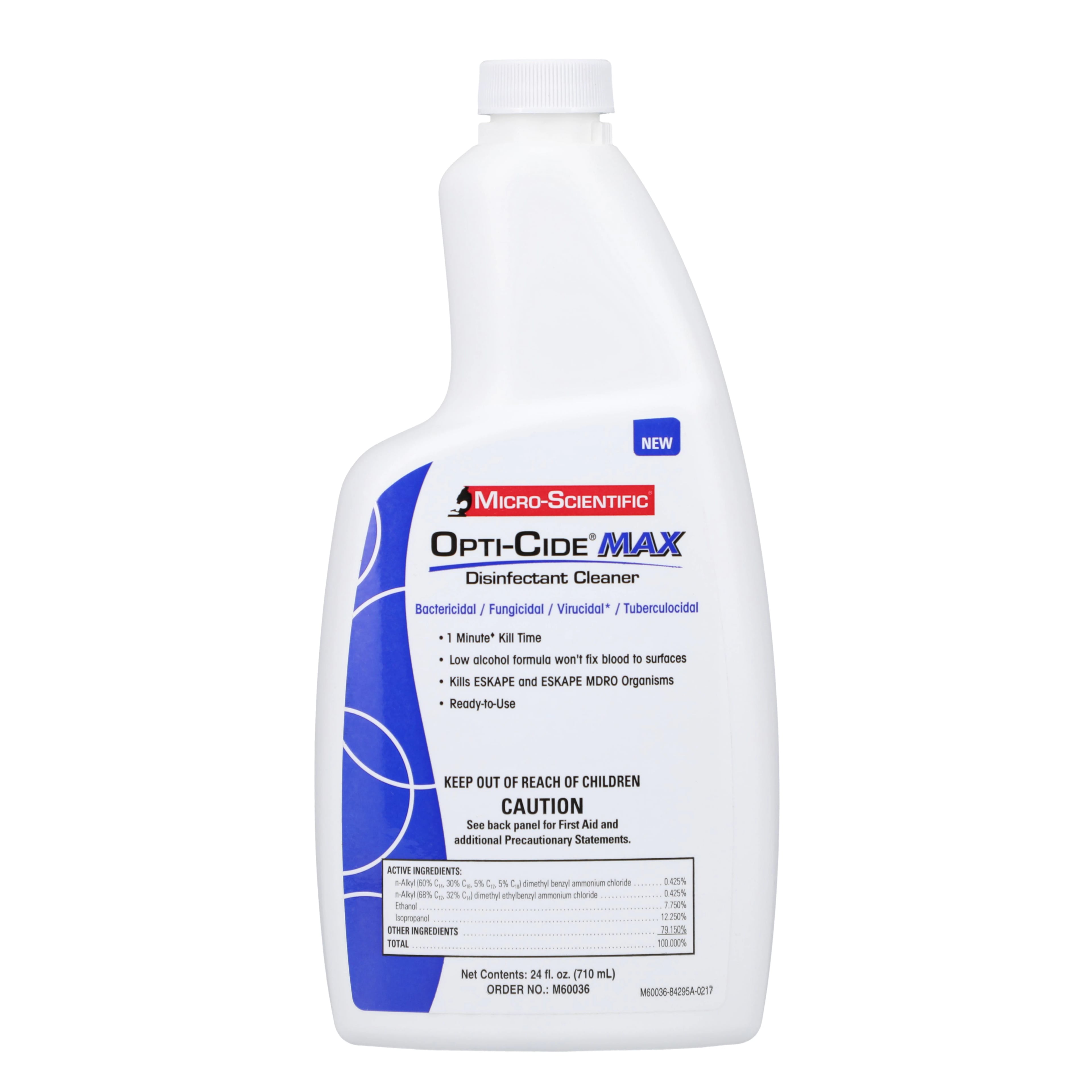 Opti-Cide MAX Disinfectant Spray, 24 oz Bottle, 12/Case