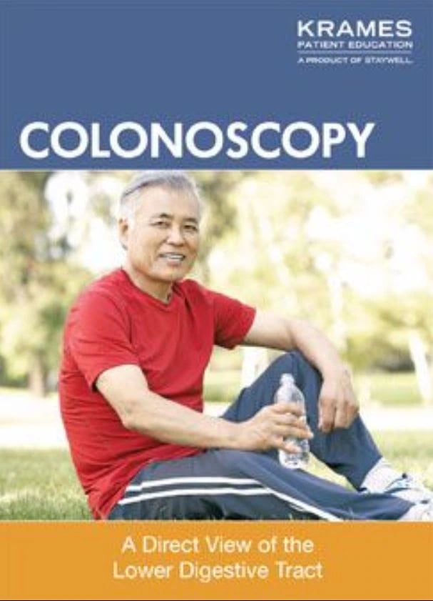Krames Communications Colonoscopy Patient Education Booklet, English, 5x7", 16 Pages, Full Color, Each
