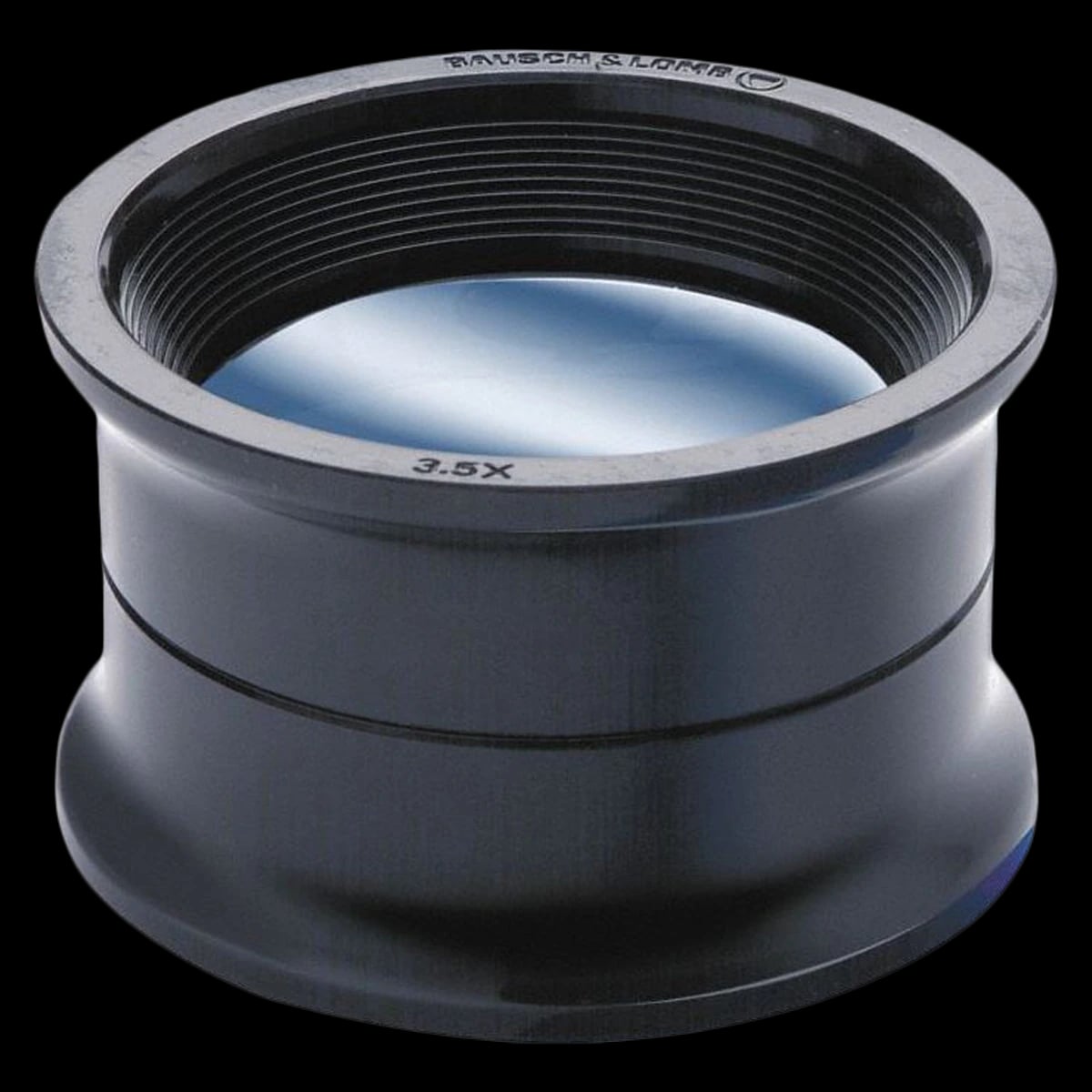Bausch & Lomb Double Lens Magnifier, 3.5x (14D), 44.2mm Lens, with Carry Pouch