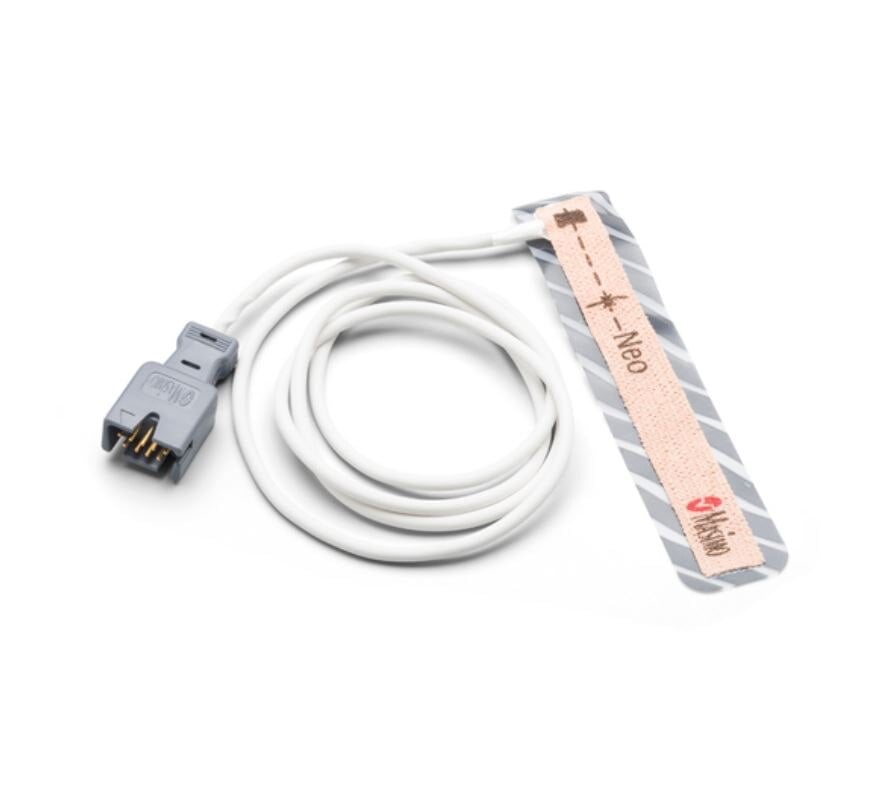 Masimo SpO2 Pulse Oximeter Sensor, Adhesive Finger Sensor, 3 ft, Neonatal/Adult, 20/Case
