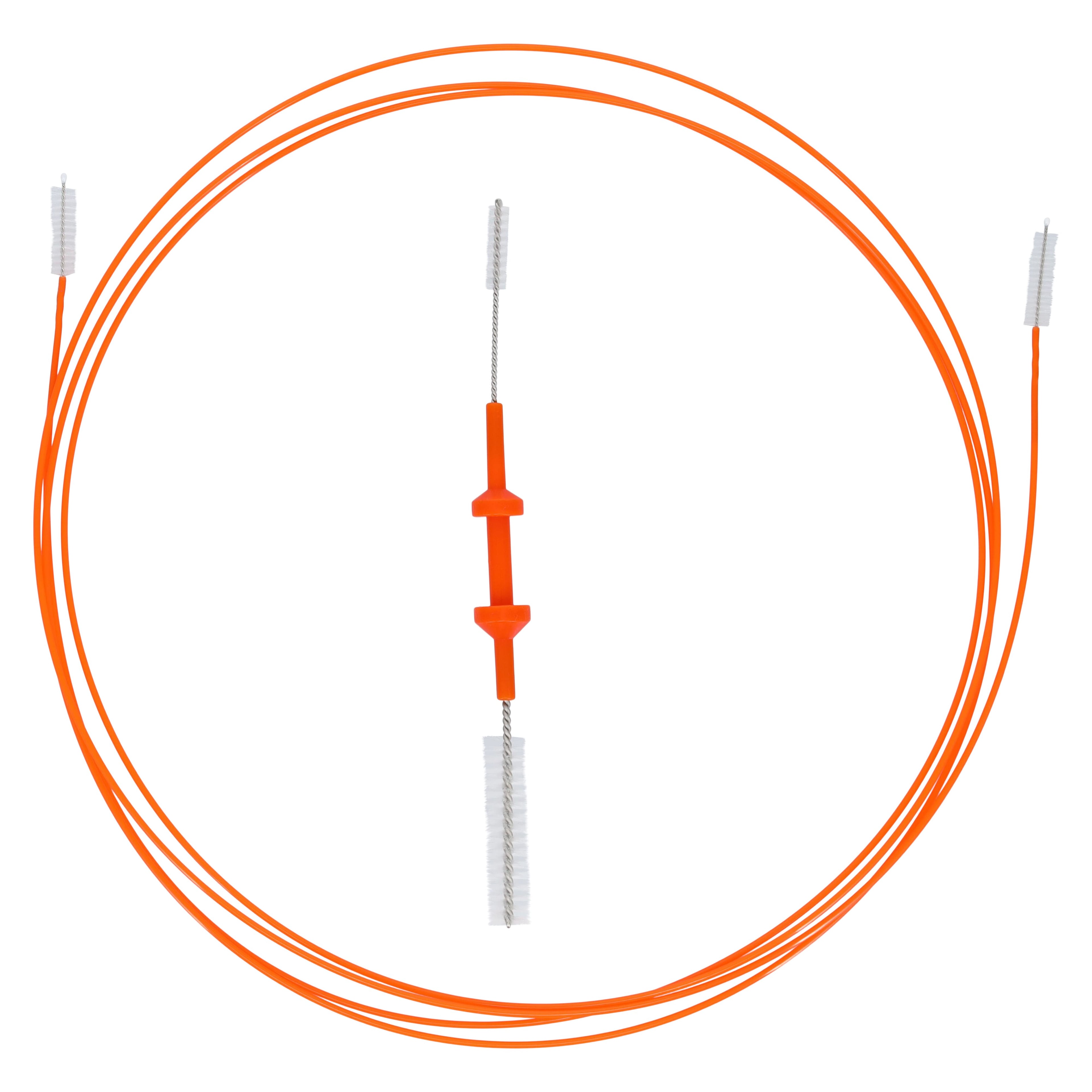 Micro-Tech Endoscopy Channel Cleaning Brush, Double with Double Valve, 6mm, 50/Box