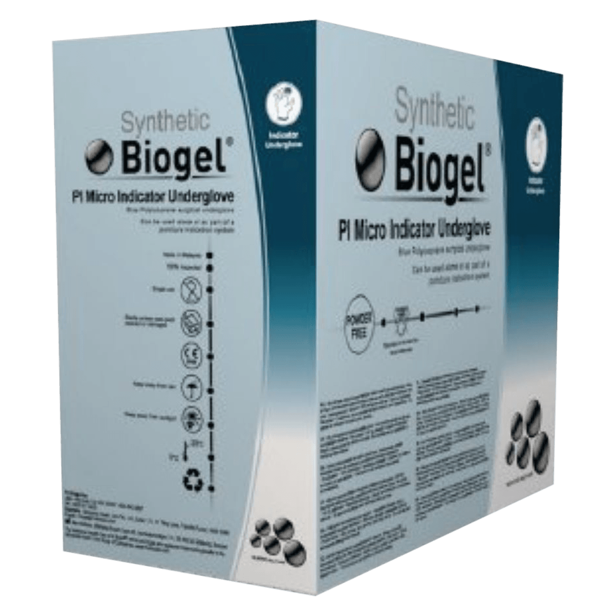Biogel PI Micro Indicator Polyisoprene Undergloves, Powder Free, Size 7, Blue, 01KT0J09JCRNAANKSXRHNDG18Z