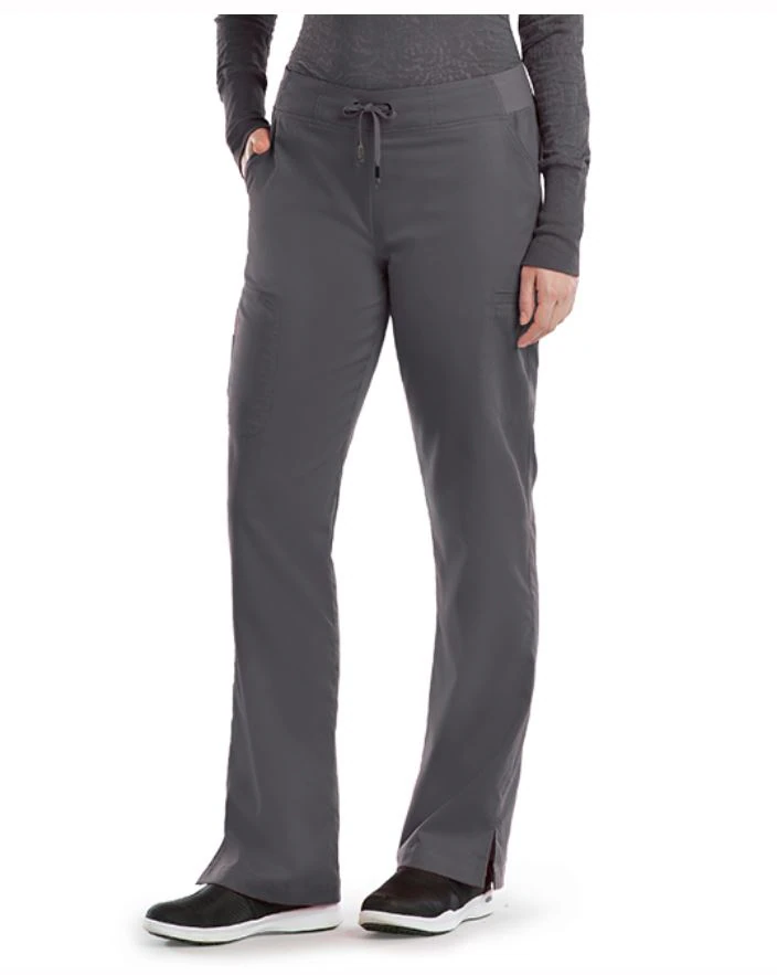 Grey's Anatomy Granite Cargo Pant, Women's, Modern Fit, Straight Leg, 6 Pockets, Large, 4277