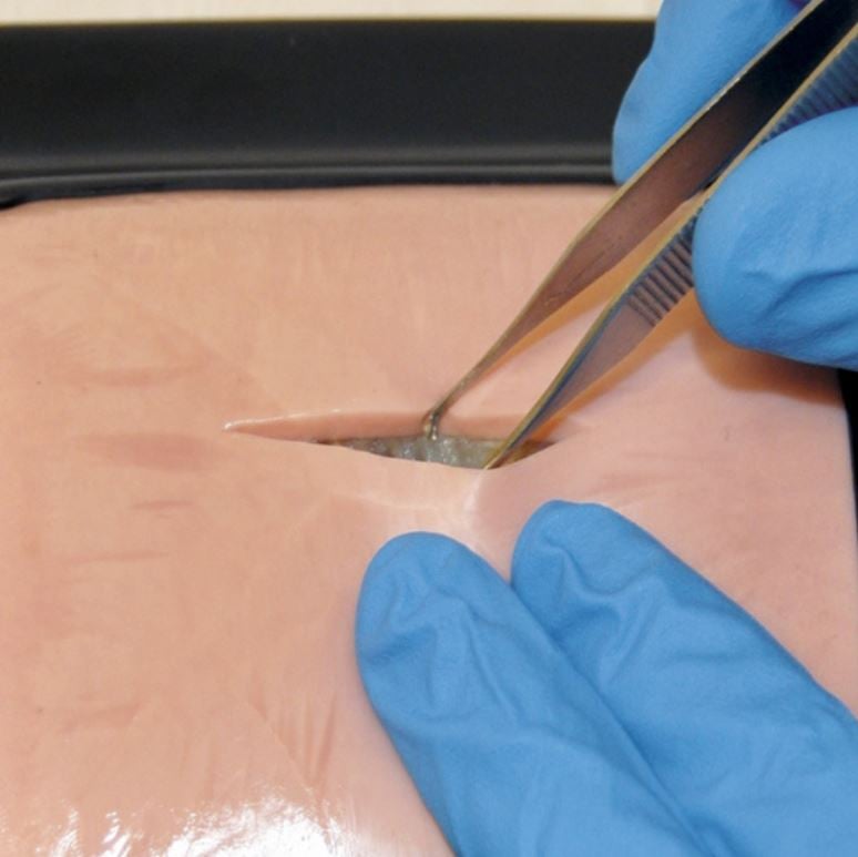 LifeLike Biotissue Double Layer Skin Suture Practice Training Pad, 5x6" Each