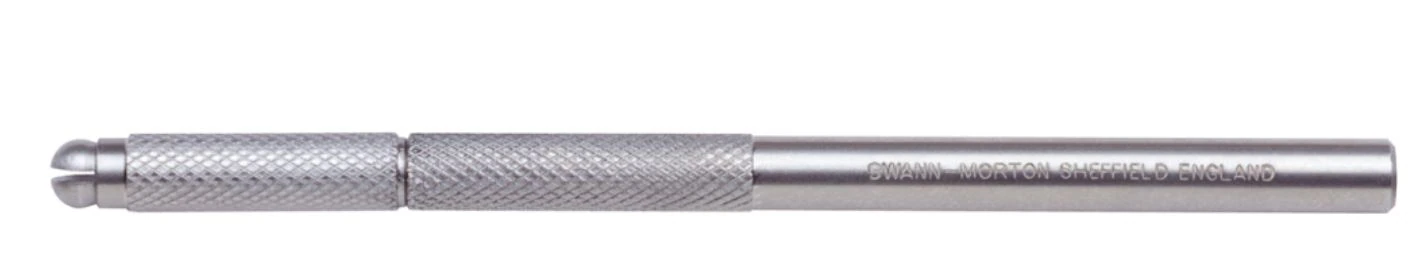 Cincinnati Surgical 10 cm Miniature Scalpel Handle, Quick Release, for Blades 61-69, Stainless Steel