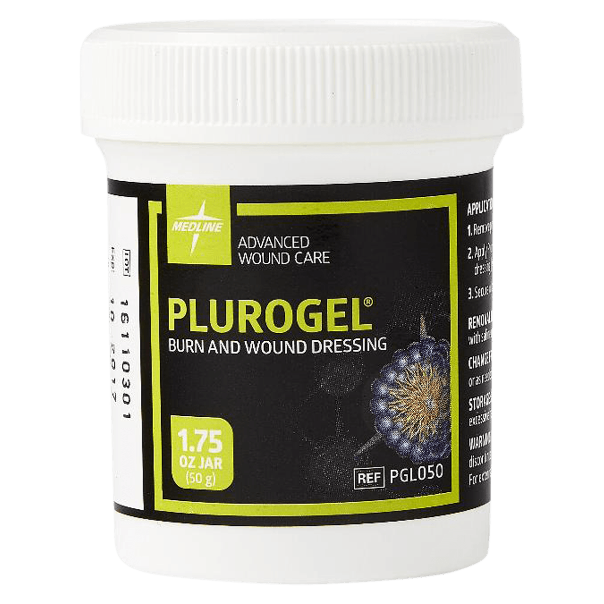 PluroGel Hydrogel Burn & Wound Dressing, 4x4 inch, 24/Case