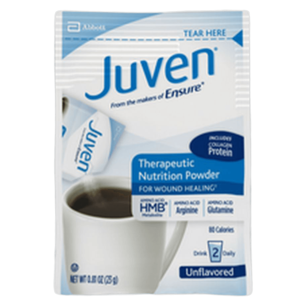 Juven Therapeutic Nutrition Powder, Unflavored, 0.81 oz Packets, 30/Case