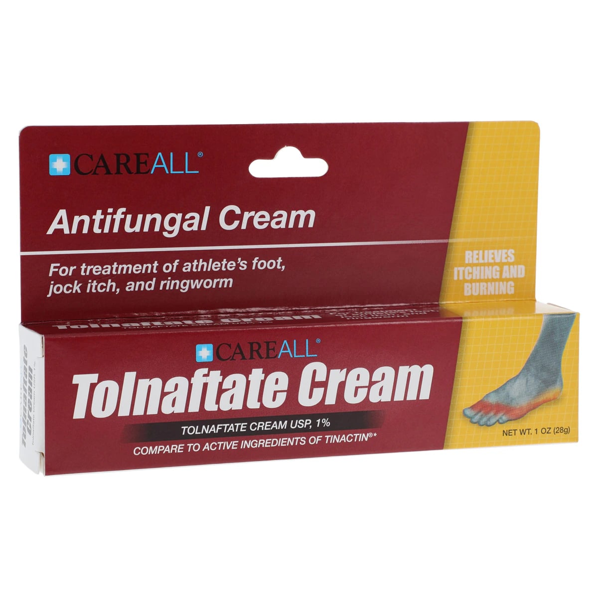 Tolnaftate Cream, Tinactin Antifungal Topical, 1%, 1 oz Tube