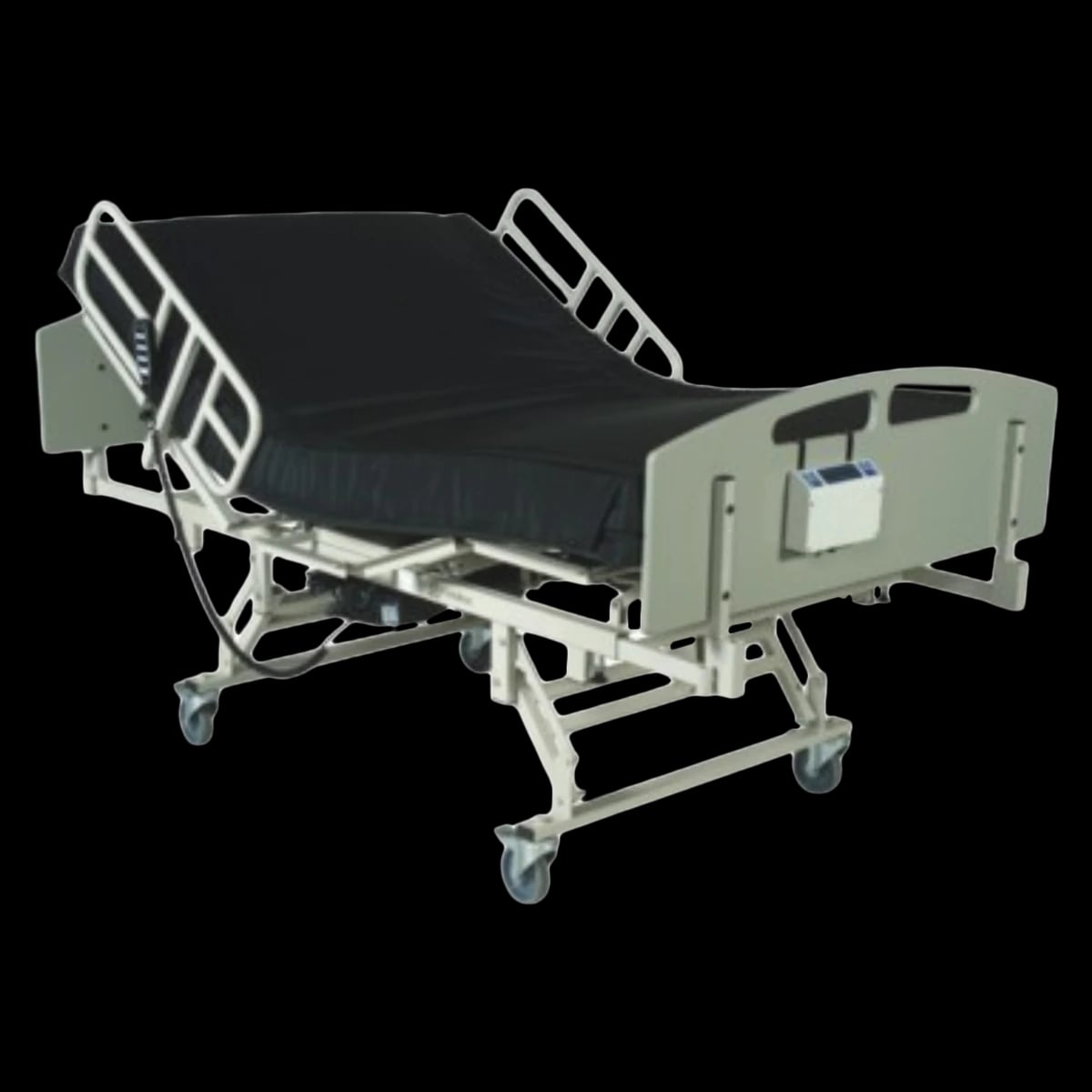 GF Health Products Maxi Rest Electric Hospital Bed, Steel, with Pendant Control, 80" x 88"