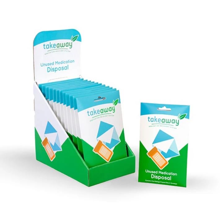 Sharps Compliance TakeAway Medication Recovery Envelope, 12/Case