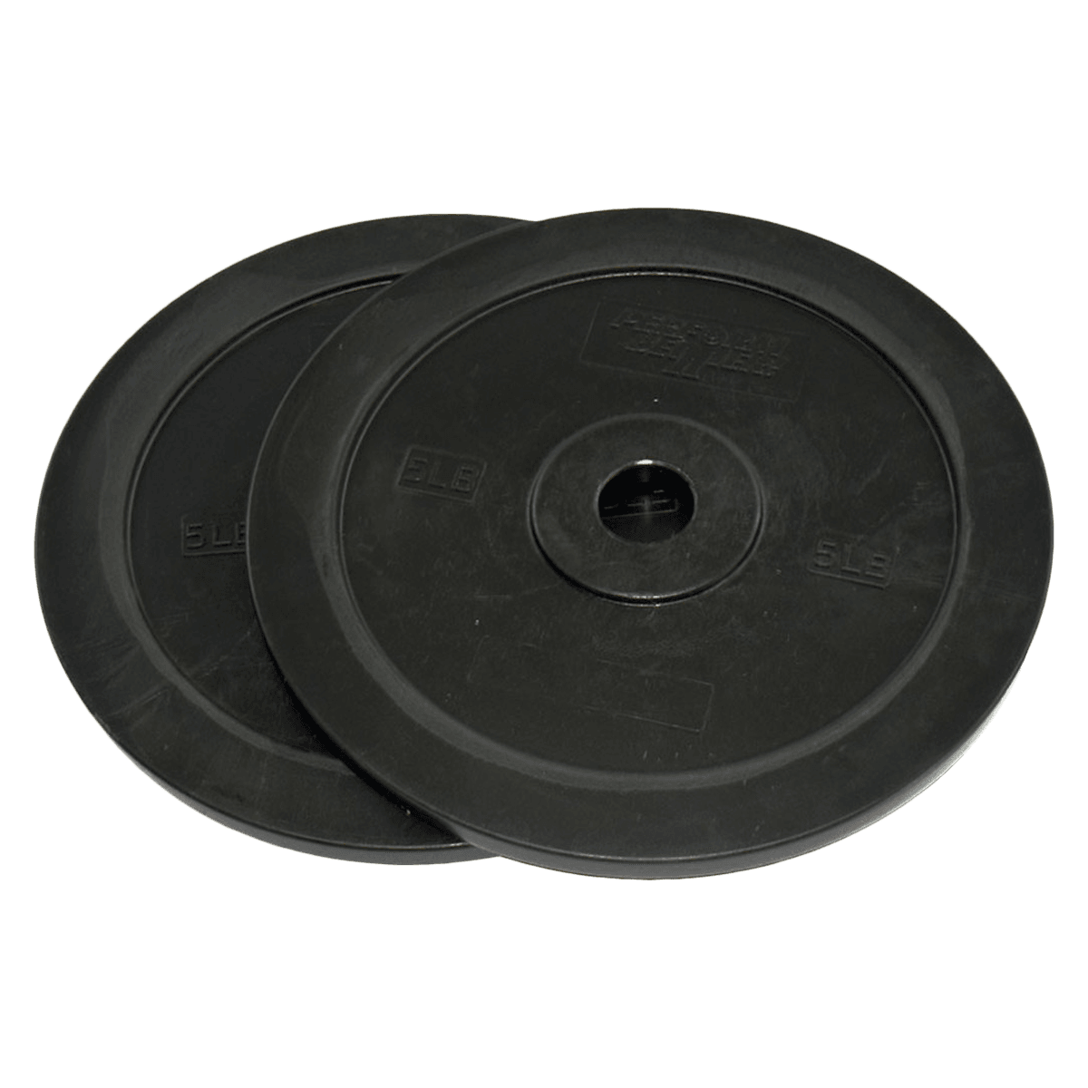 First Place Bumper Plate, 5 lb, Molded Plastic, 1 Pair