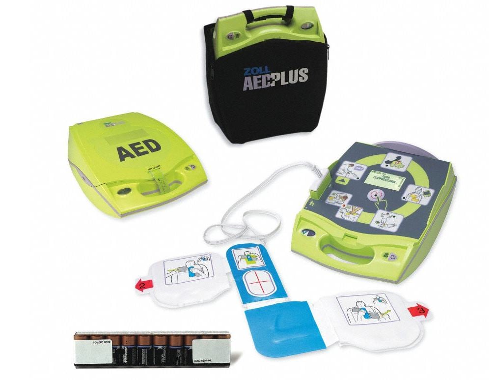 Zoll Medical AED Plus Semi-Automatic Defibrillator with Cover and Medical Prescriptions, 01KEZKNP3YMN8ASCCBSFS1YXF3