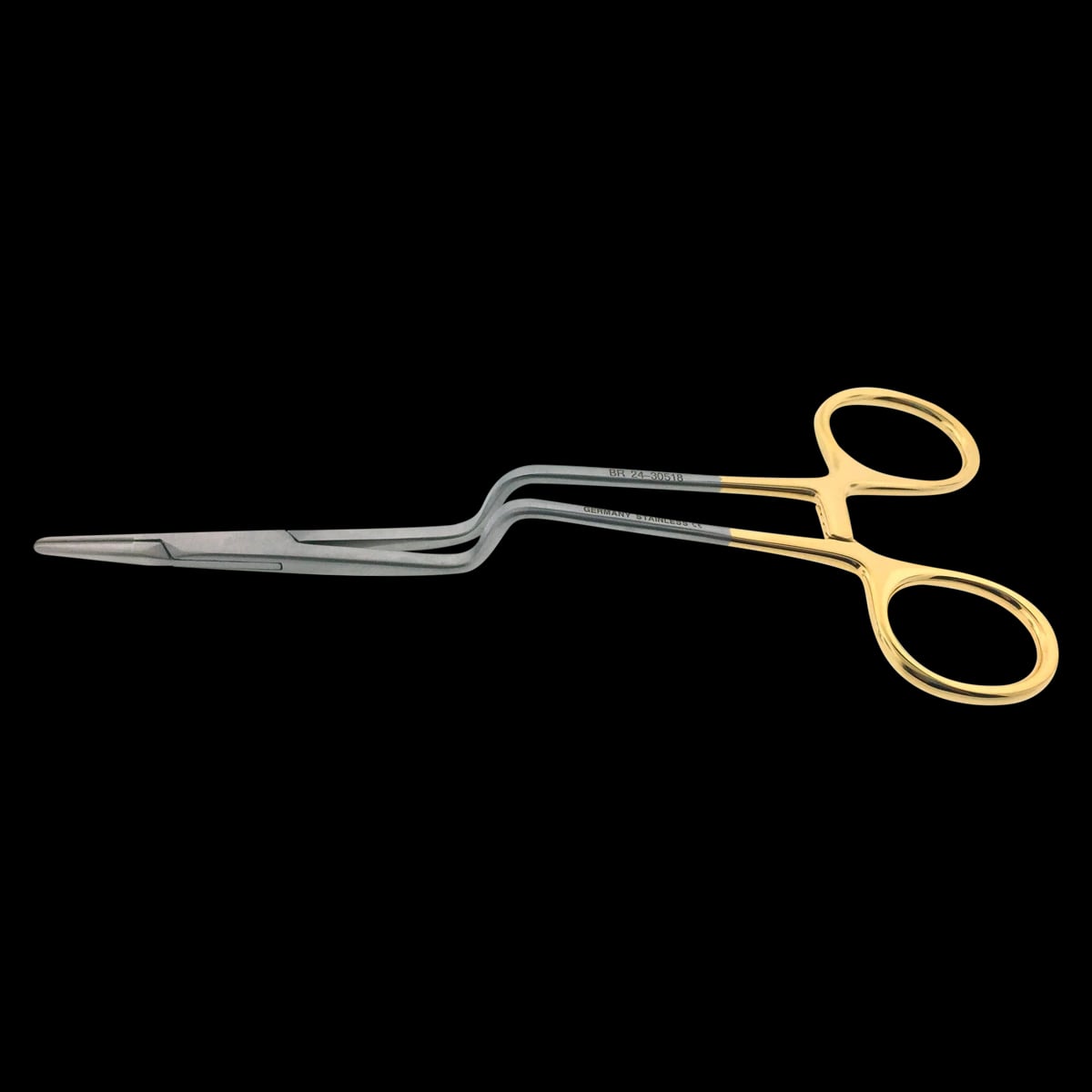 Bayonet Needle Holder, 7" (14mm Jaw), BR Surgical