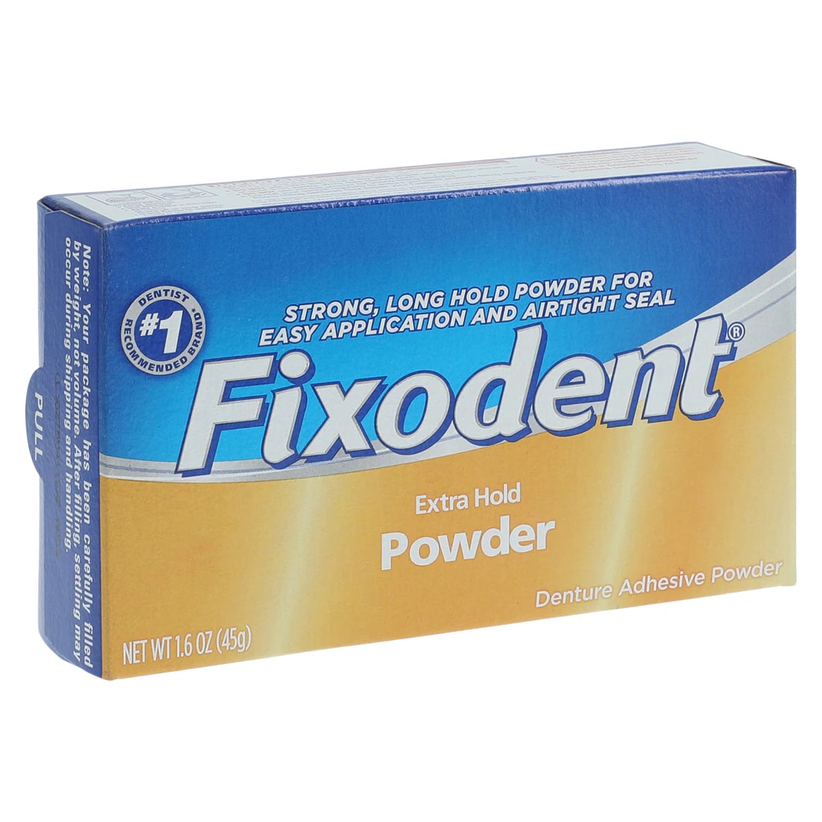 Fixodent Xtra Scope Powder Denture Adhesive, 1.6 oz