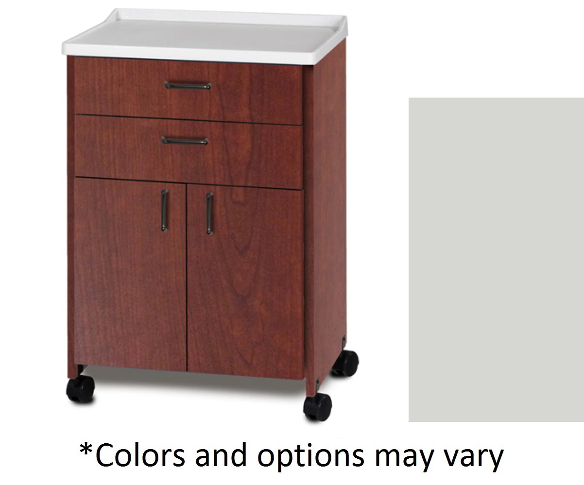 Clinton Industries Treatment Cabinet, Laminate, 2 Doors/2 Drawers