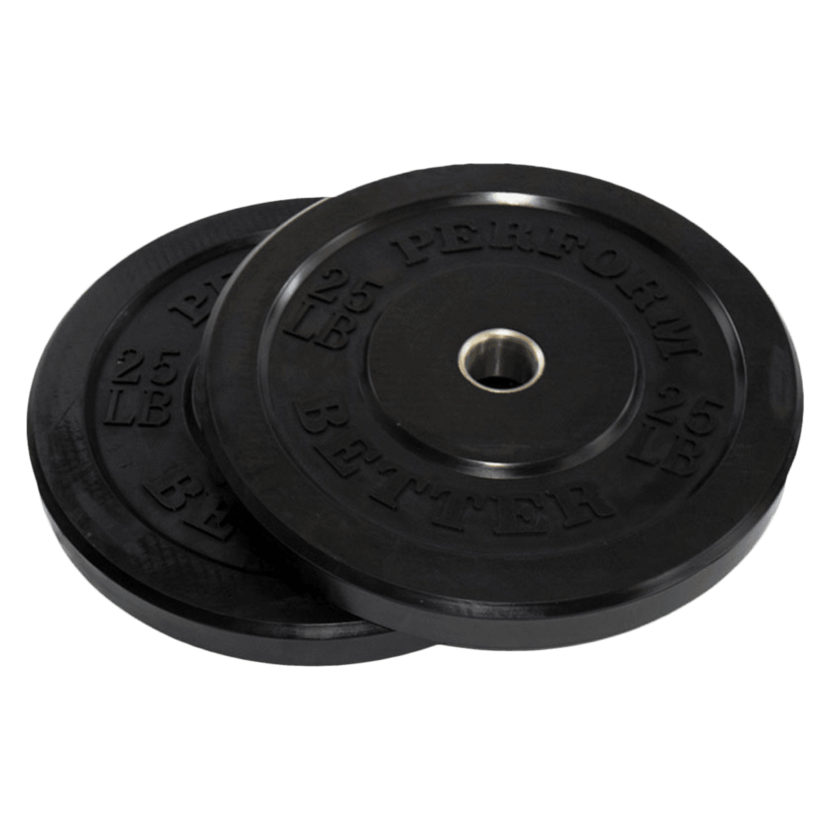First Place Rubber Bumper Plate, Black