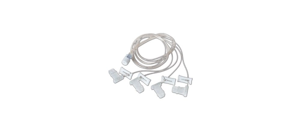 Koru Medical High-Flo Subcutaneous Needle Set, 26 Gauge x 14mm, 20" Tubing, Safety Closure, Sterile, 10/Box