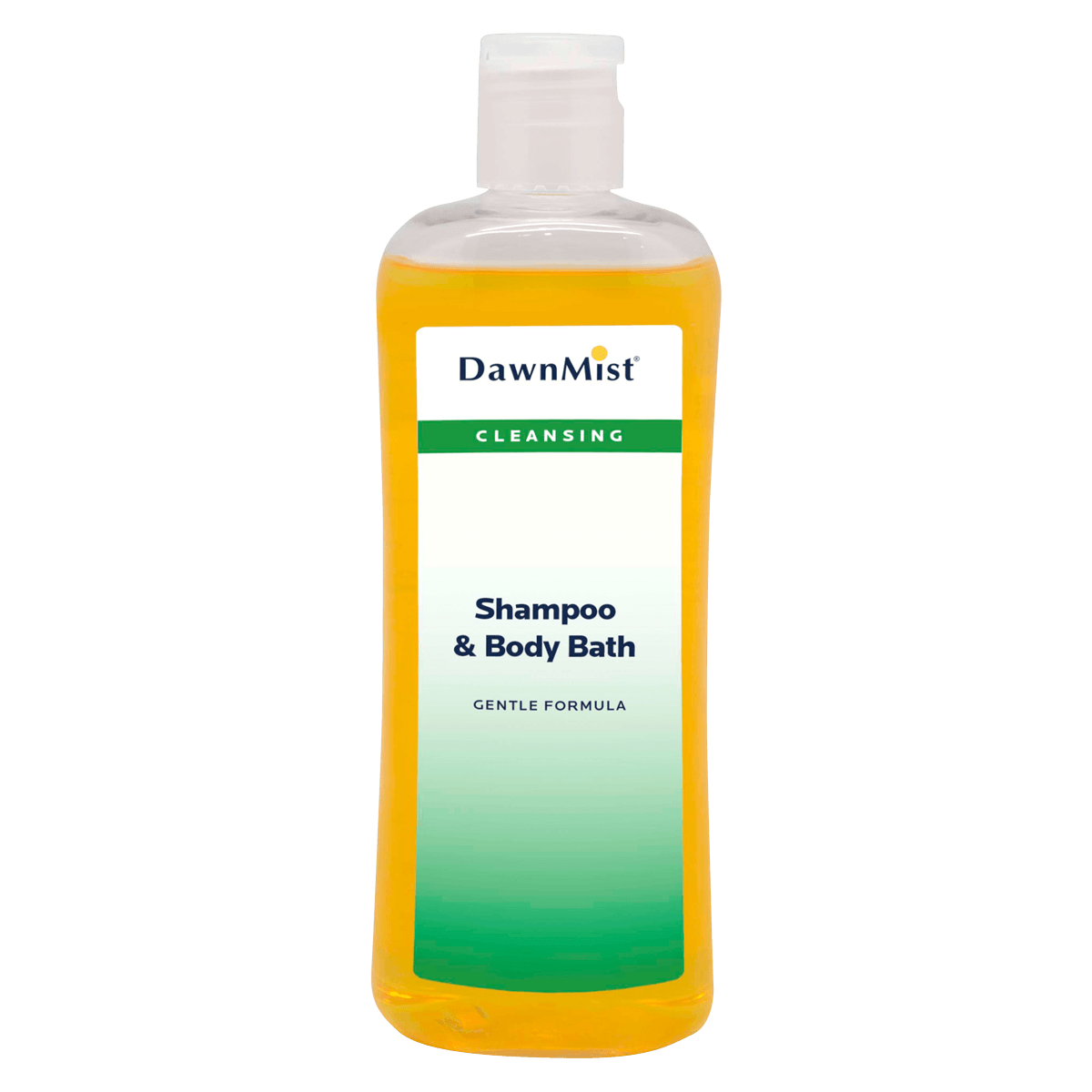 DawnMist Cleansing Shampoo & Body Wash, 0.35 oz Single-Use Sachet, Clean Apricot Scent, 1000/Case
