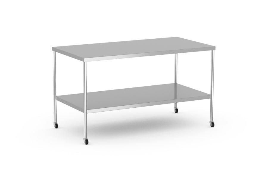 Mac Medical Instrument Table with Under Shelf