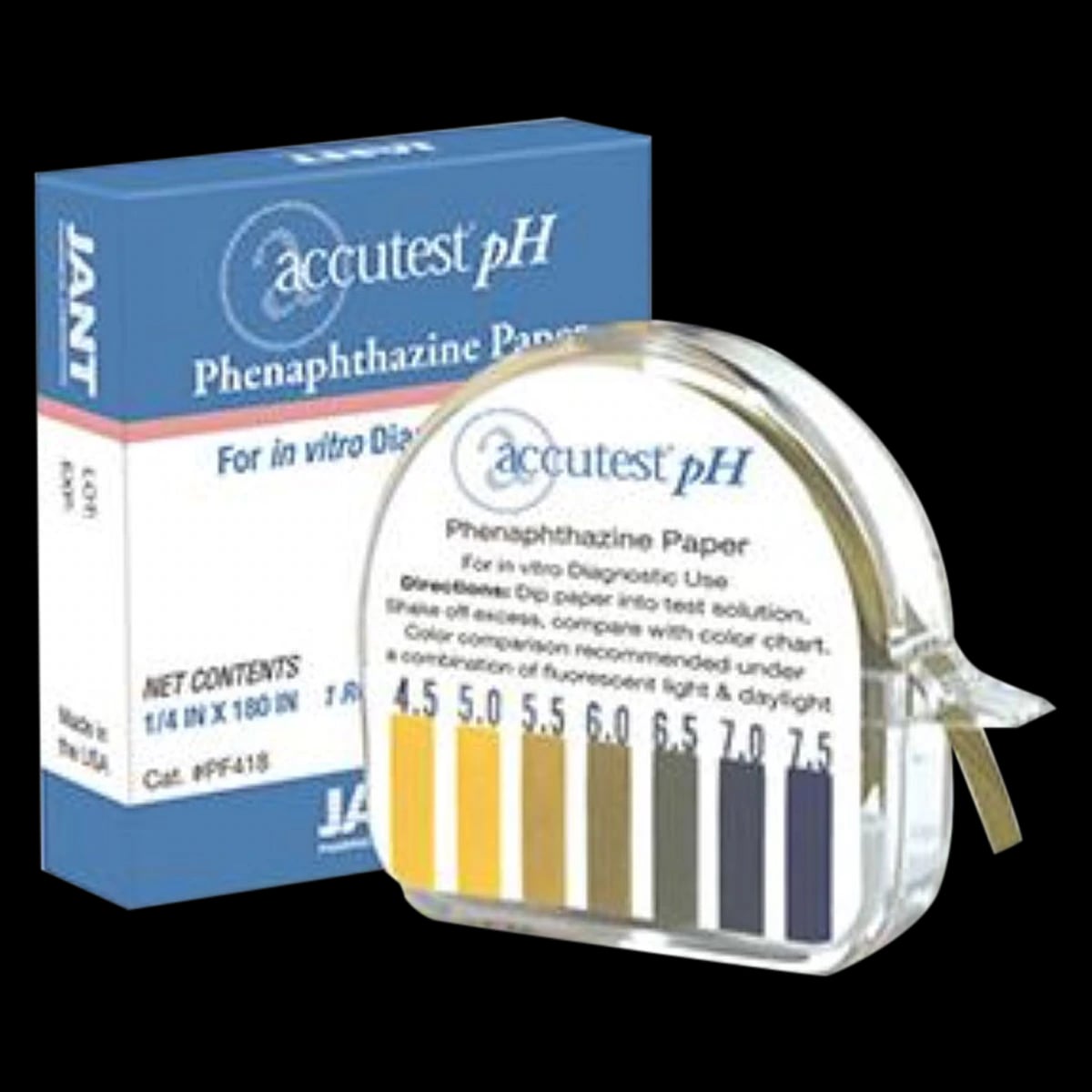 Accutest pH Phenaphthazine Paper Roll, 4.5-7.5 pH, Single Roll