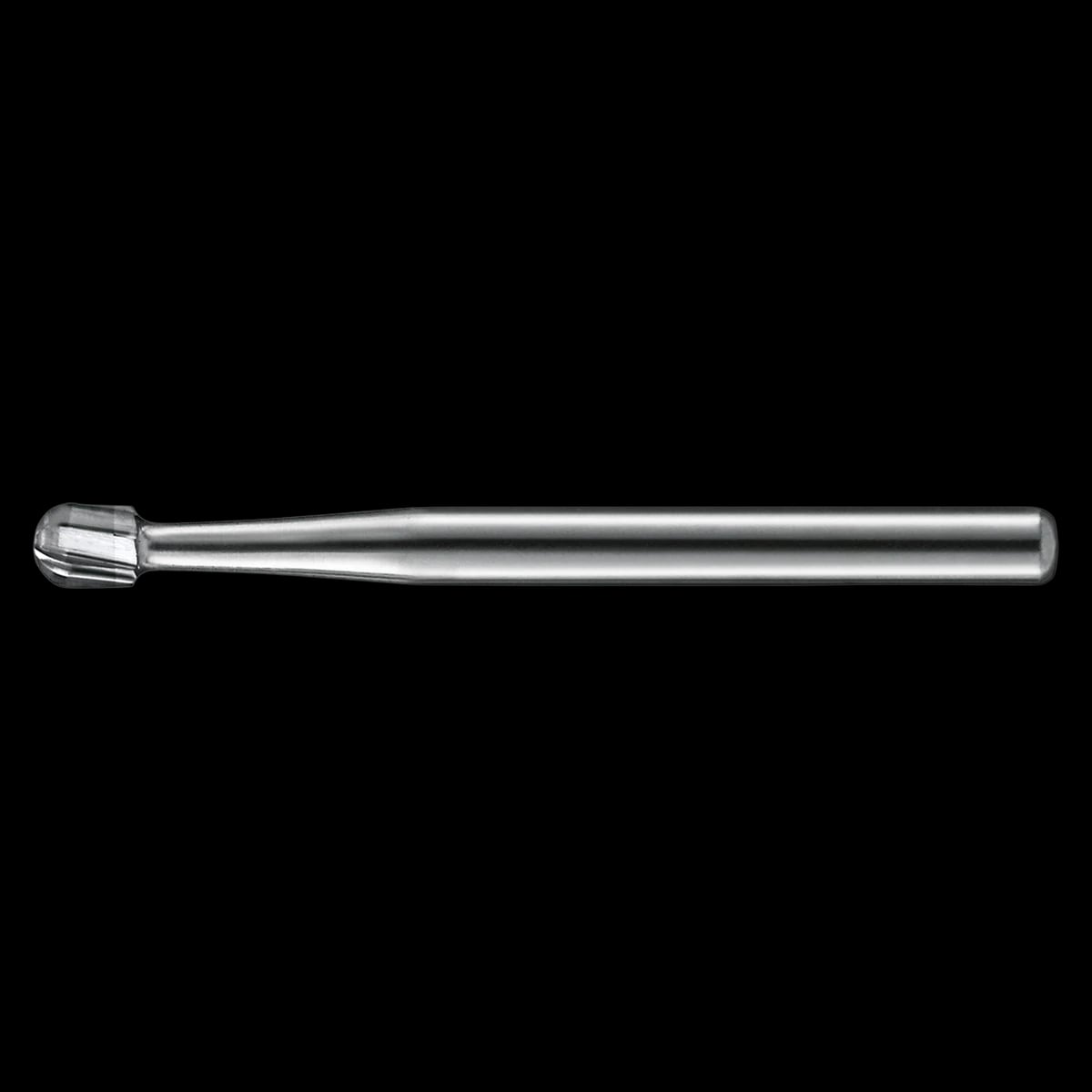 Kerr Operative Carbide Bur FGSS4, Round #4, Short Shank, Friction Grip, 1.4 mm Diameter, 6 Flutes, 10/Pk, FGSS4-KC0