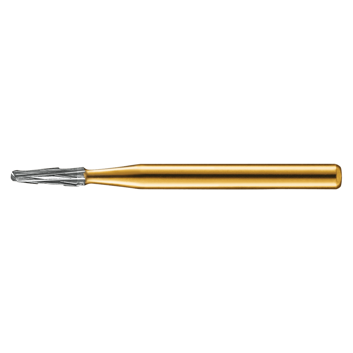Kerr (KaVo Kerr) Kriss Kross Carbide Bur, FG 2170, Taper Dome End, 6 Flutes, 1 mm Diameter, 3.7 mm Length, 10/Pk