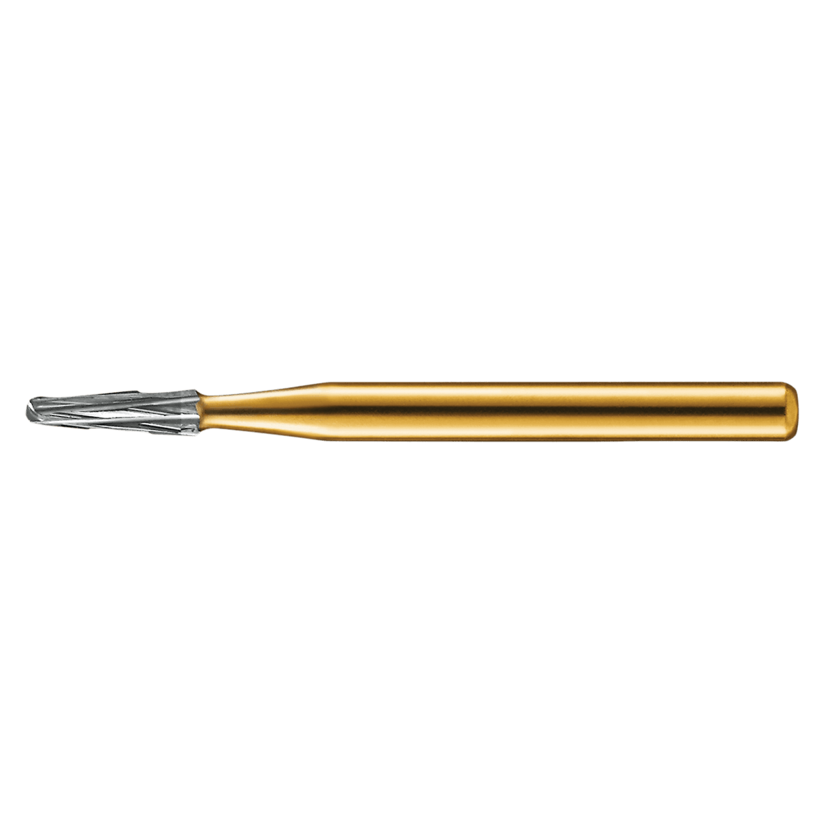 Kerr (KaVo Kerr) Kriss Kross Carbide Bur FG 2171, Taper Dome End, 6 Flutes, 1.2 mm Diameter, 3.7 mm Length, 10/Pk