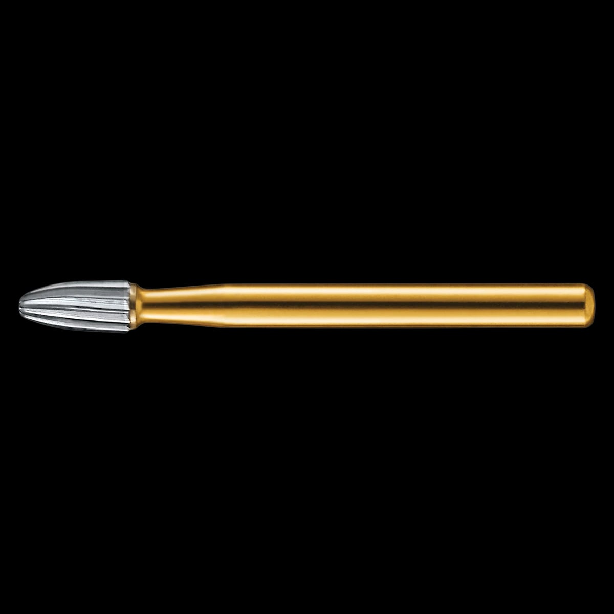 Kerr Trimming & Finishing Carbide Bur, Egg Shape, FG 9406, 30 Flute, 1.8mm Diameter, 3.4mm Length, 10/Pk, FG9406-KC0