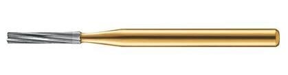 Kerr Trimming & Finishing Carbide Bur FG 9572, Straight 30 Flute, 1 mm Diameter, 3.7 mm Length, 10/Pk, FG9572-KC0
