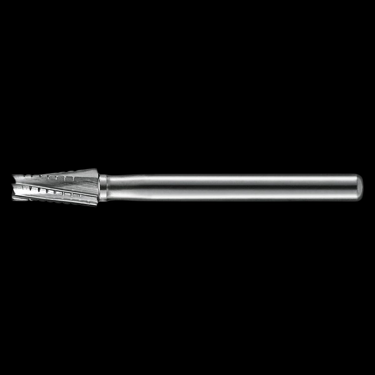 KaVo Kerr Operative Carbide Bur #699, HP (Handpiece) Shank, Taper Flat End Crosscut, 6 Flute, 0.9 mm Diameter, 3.2 mm Length, 5/Pk