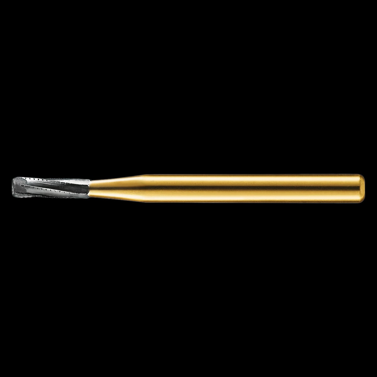 Kerr FGOS2057 Surgical Carbide Bur, Straight Flat End, Crosscut 6 Flute, Friction Grip, 1 mm Diameter, 3.7 mm Length, 10/Pk, FGOS2057-KC0