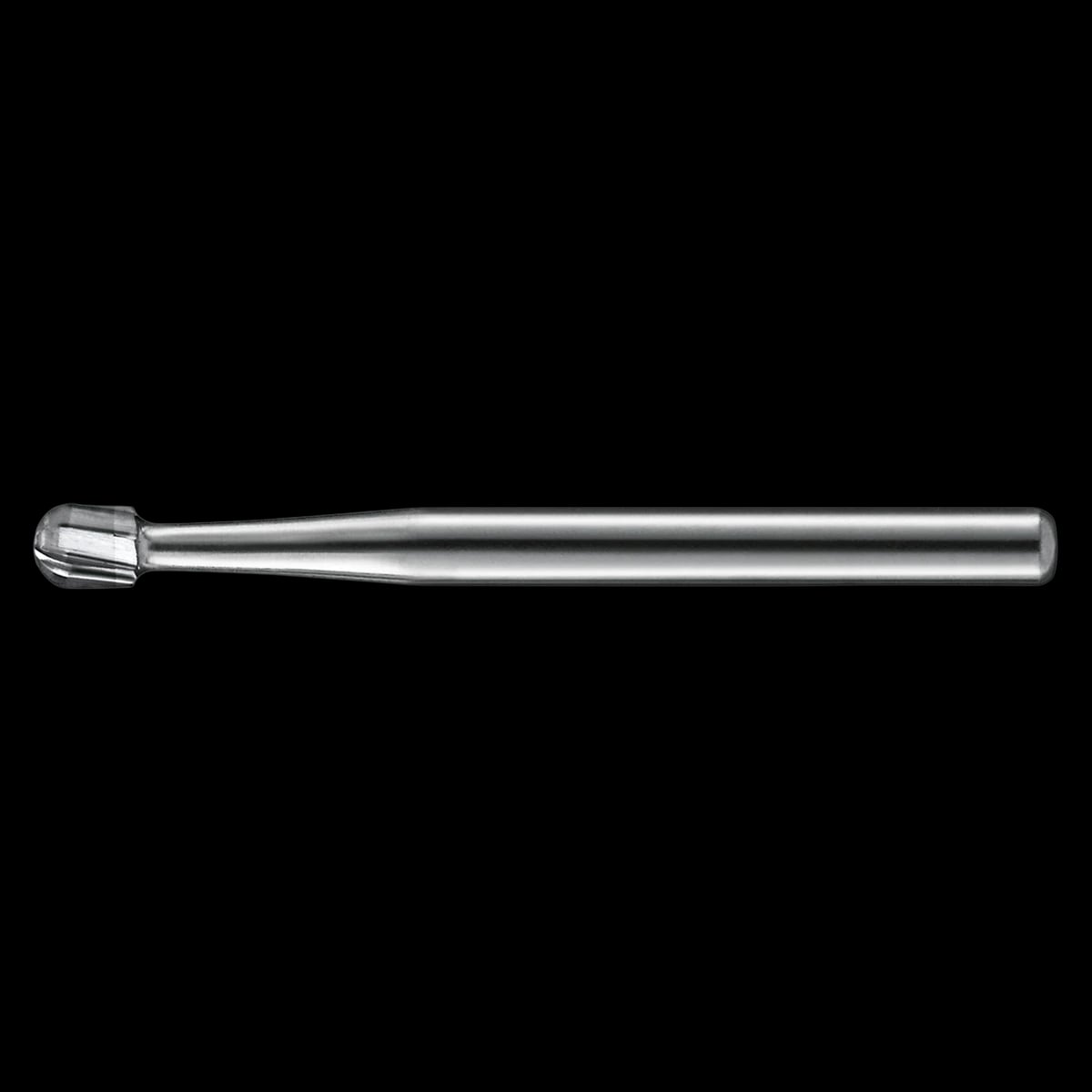 KaVo Kerr Surgical Operative Carbide Bur, Round #2, Latch, 6 Flute, 1 mm Diameter, 10/Pkg, LAOS2-KC0