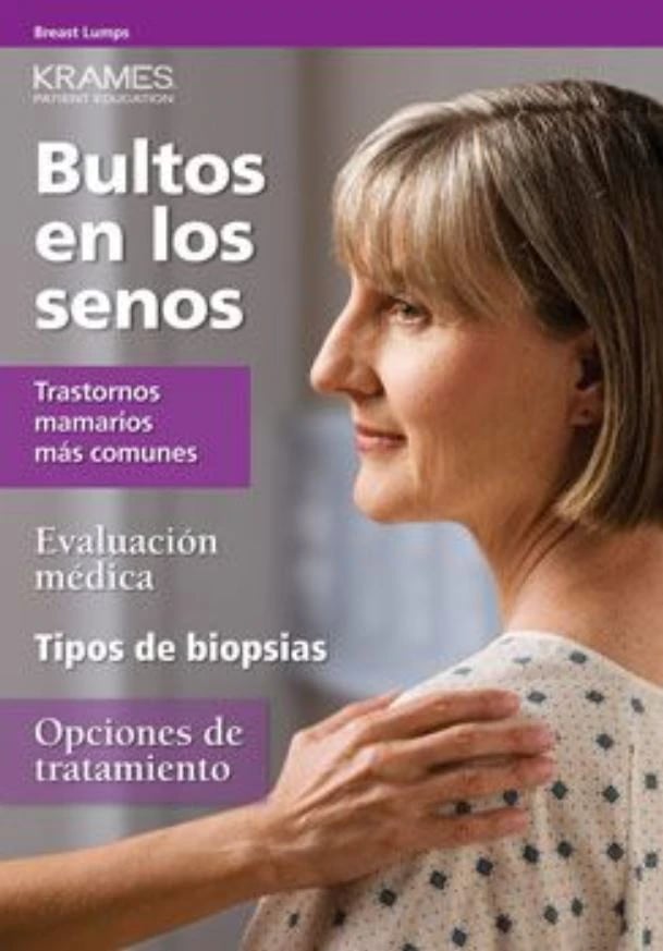 Krames Communications Breast Lumps Patient Education Booklet, Spanish, 16 Pages, Multicolor, Each
