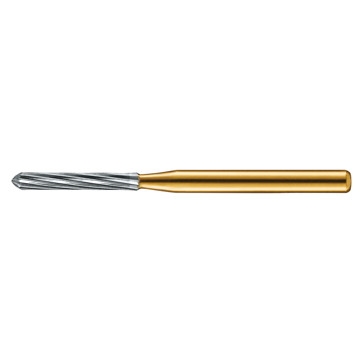 Kerr Trimming & Finishing Carbide Bur, Torpedo, FG 283, 12 Flute, 1.2 mm Diameter, 7.6 mm Length, 10/Pk, FG283-KC0