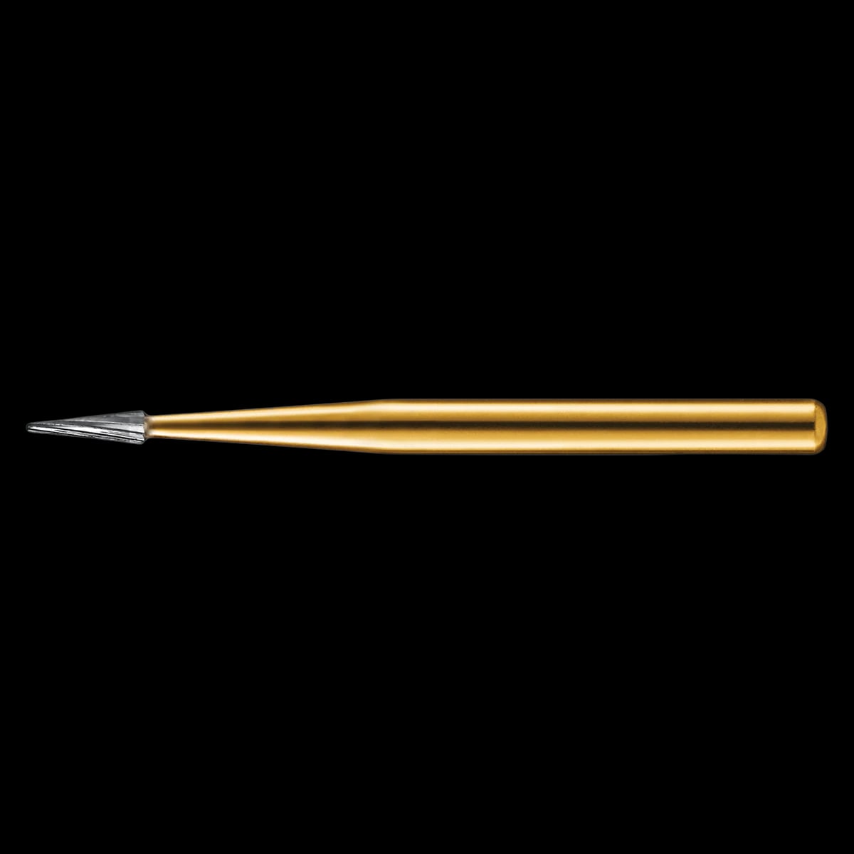 KavoKerr FG7205 Carbide Trimming & Finishing Bur, Taper Finishing, 12 Flute, Friction Grip, 1.6mm Diameter, 8.5mm Length, 10/Pk