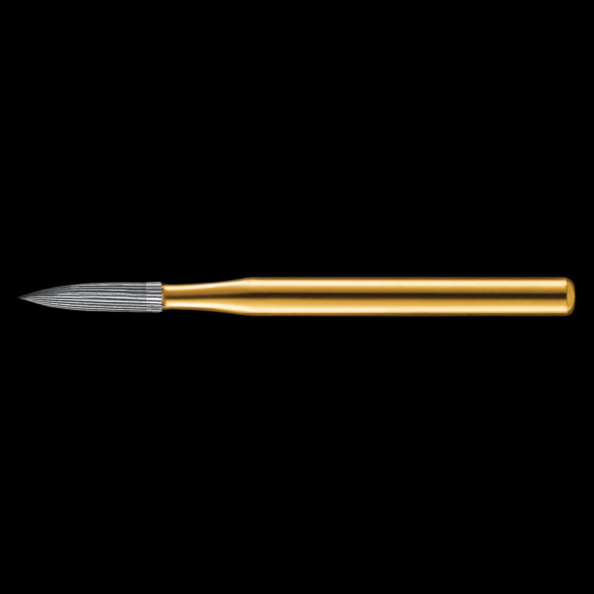 KaVo Kerr Trimming and Finishing Carbide Bur, Friction Grip, Needle, #7901, 0.9 mm, 12-Bladed, 10/Pk, FG7901-KC0
