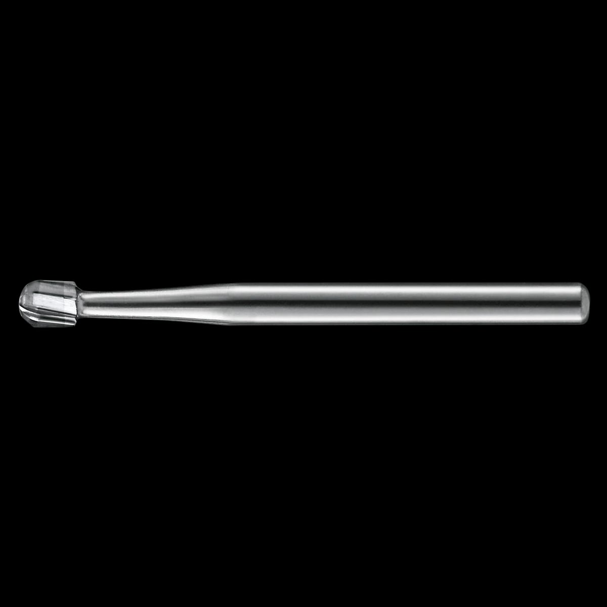 Kerr Operative Carbide Bur FG #1/2, Round, 6 Flute, 0.6 mm Diameter, Friction Grip, 100/Pk