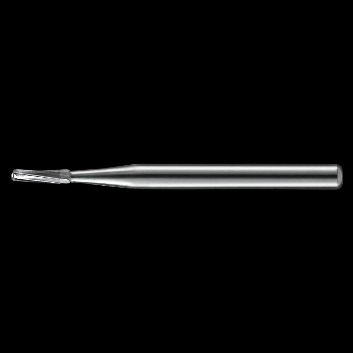 Kerr Operative Carbide Bur, Non-Sterile, Friction Grip, Amalgam Preparation, #245, 0.9 mm Diameter, 2.7 mm Length, 6 Flute, 100/Pk, FG245-KCC