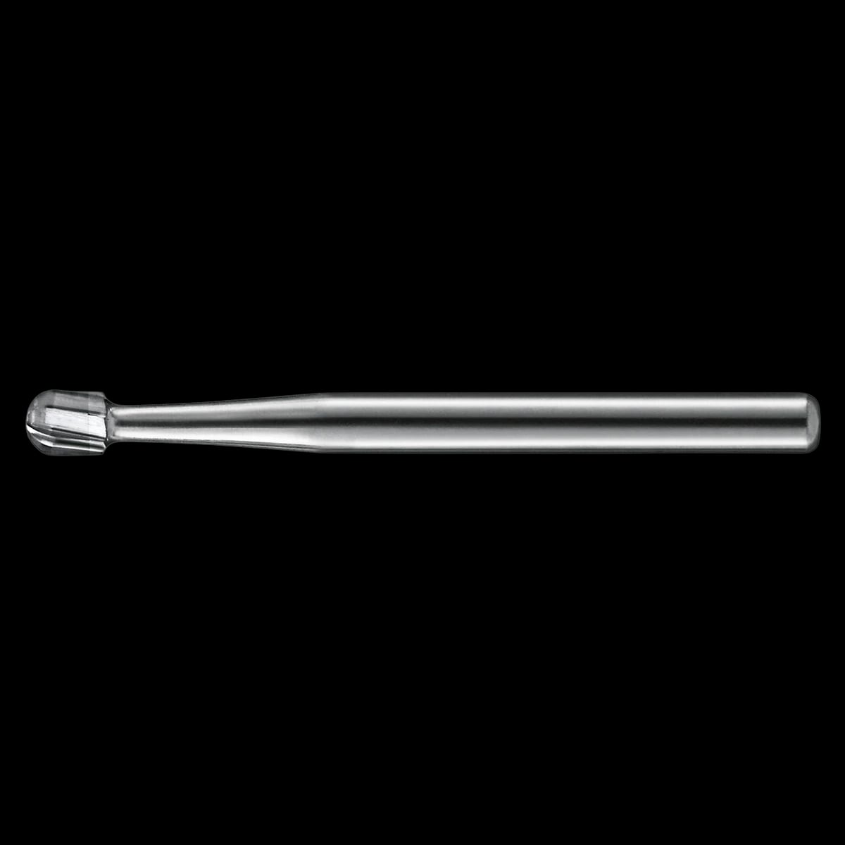 Kerr Operative Carbide Burs, Round #2, Latch Angle (RA), 1.0mm Diameter, 6 Flutes, 100/Pack, LA2-KCC