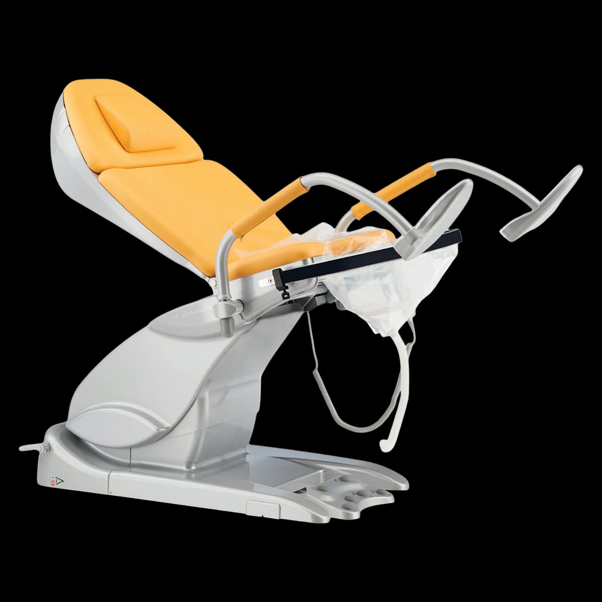 Arco-matic Examination Chair with Upholstery, Red Carmine, by Schmitz USA LP
