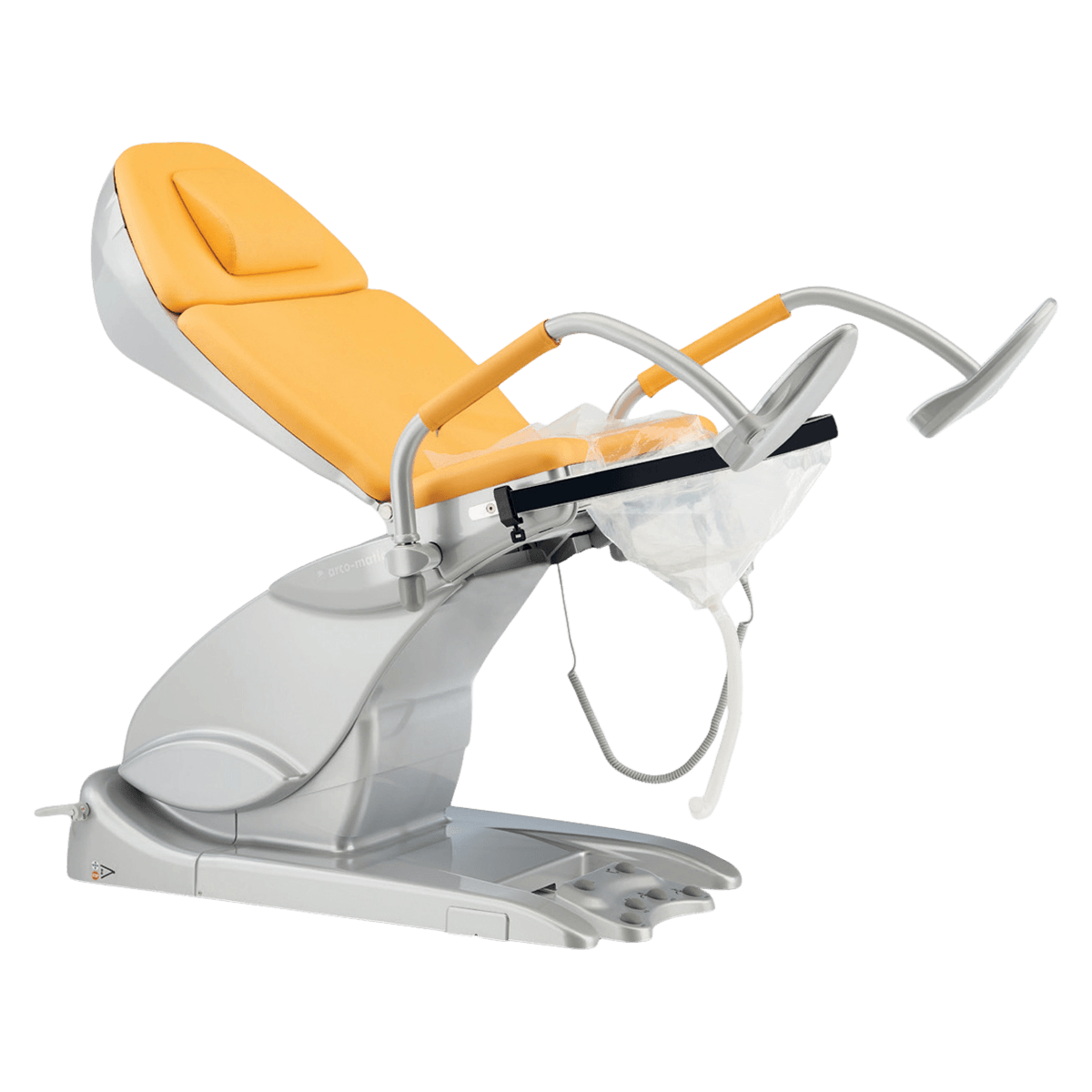 Arco-matic Examination Chair with Upholstery, Raspberry, Schmitz USA LP