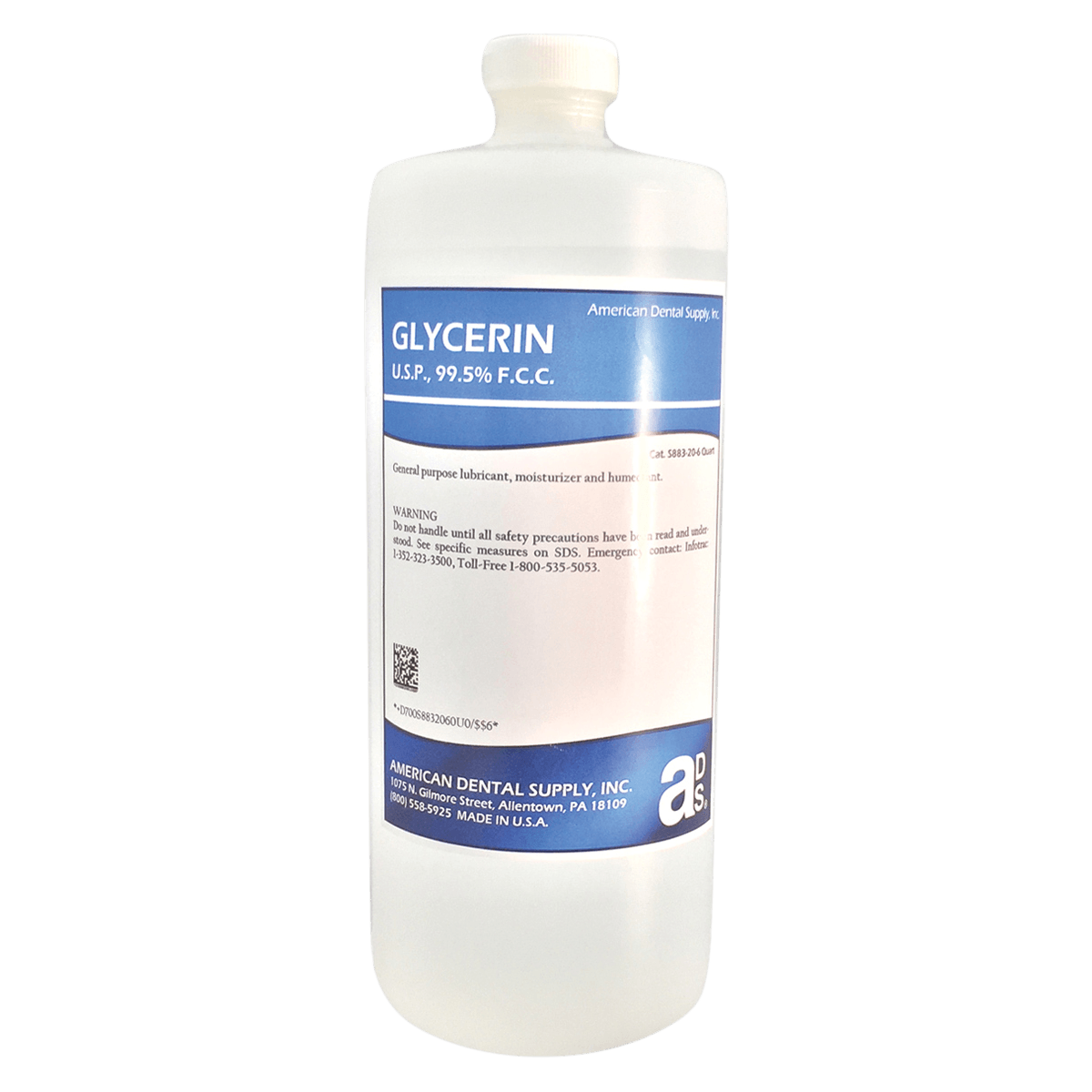 Glycerine USP 99.5%, 32 oz Bottle