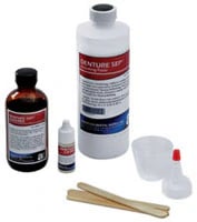 Denture Sep Insulating Paste Kit, 14 oz Resin & 1/4 oz Catalyst with Mixing Cups and Sticks