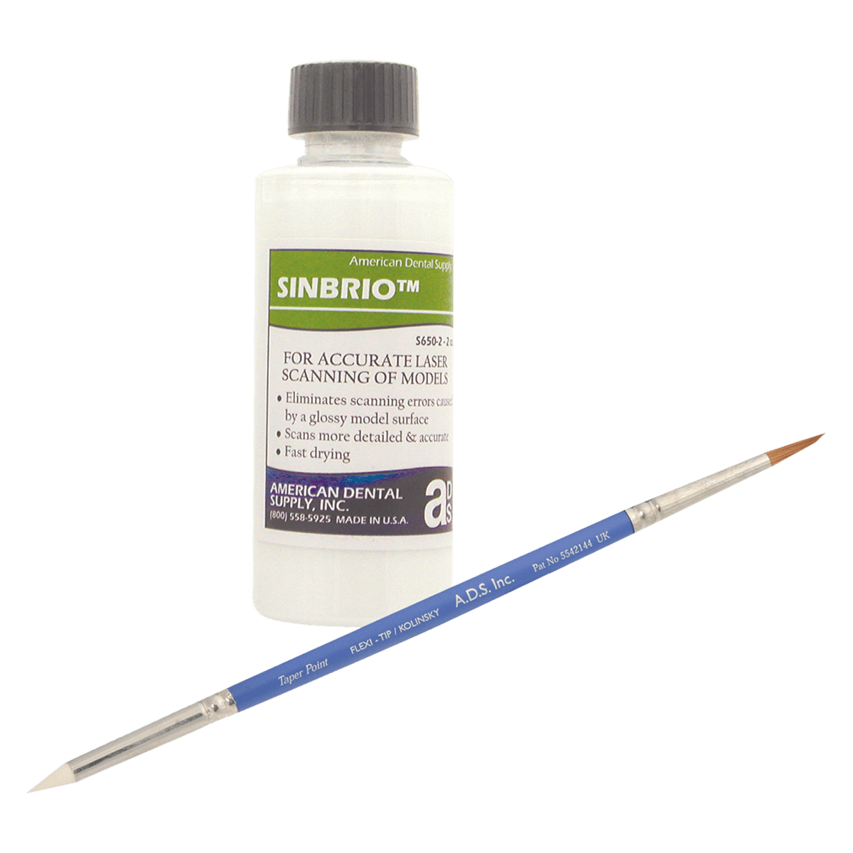Sinbrio Laser Scanning Paint & Flexi Brush, 2oz