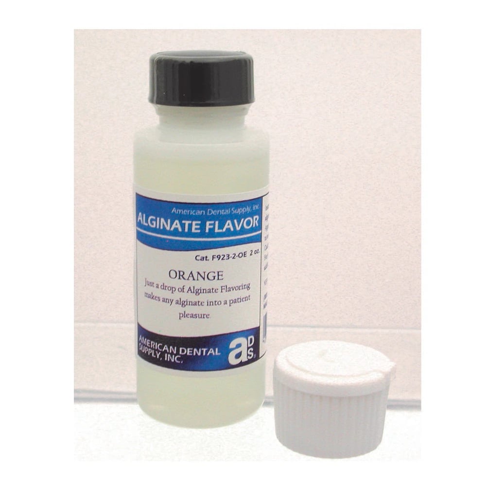 Alginate Flavor Drops, Orange, 2 oz Bottle