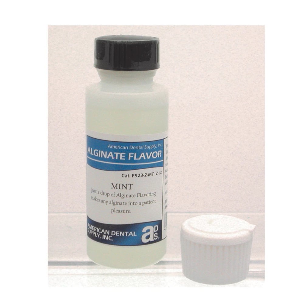Alginate Flavor Drops, Mint, 2 oz Bottle