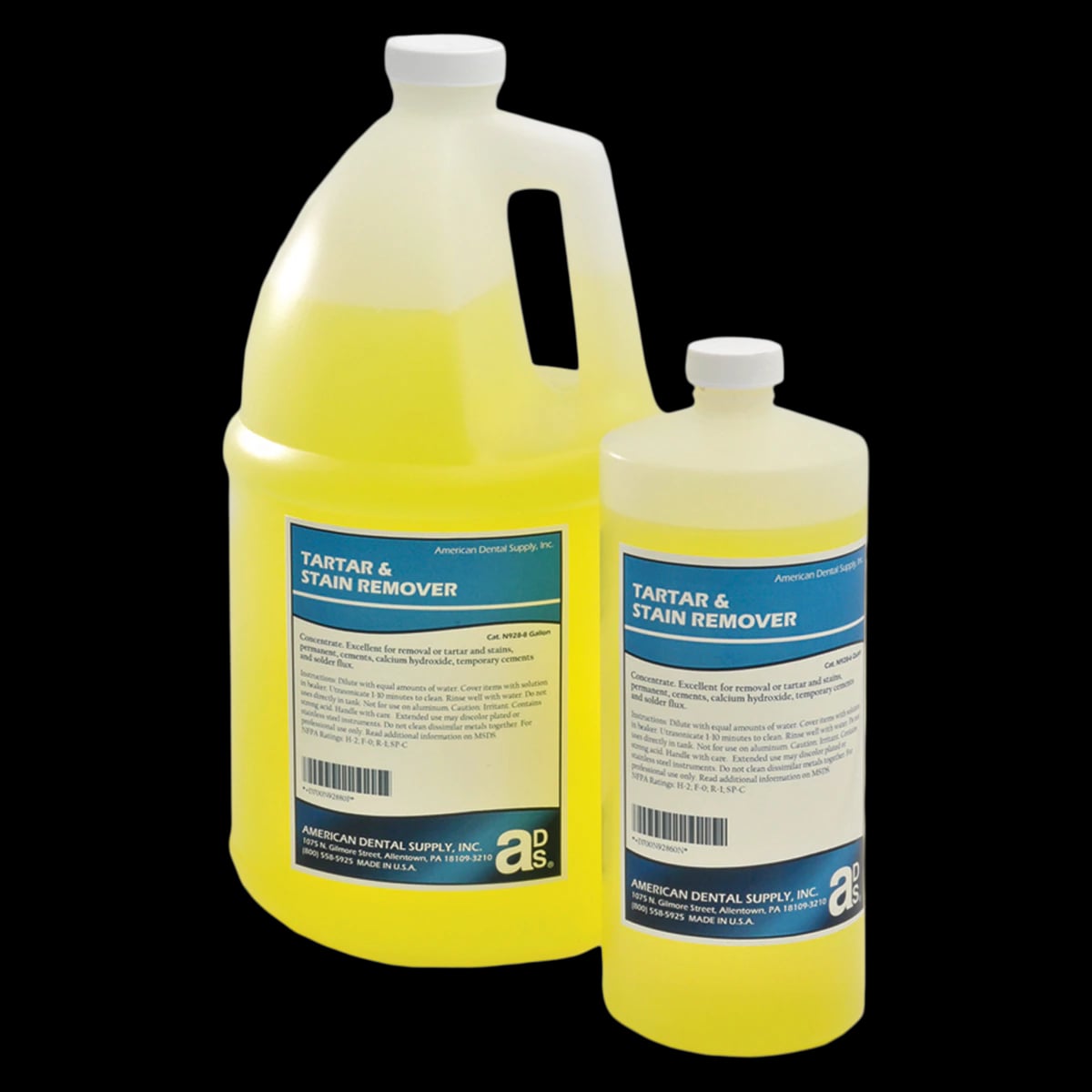 American Dental Supply Tartar and Stain Remover Concentrate, 32 oz Quart, 1:1 Concentrate Ratio, 01KEZKNPZM5NTB7D2SGA6HBWXQ
