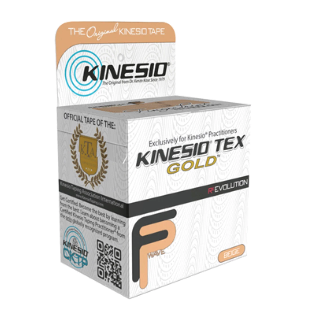 Tex Gold FP Kin Tape Kinesiology Tape, Cotton, 2" x 5.5 yd, Beige, Each