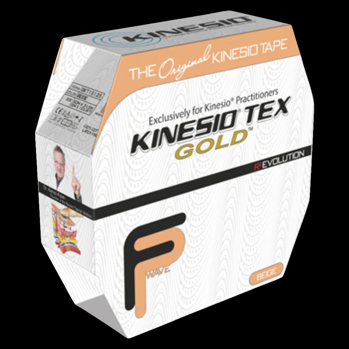 Togu Tex Gold FP Kinesiology Tape, Cotton, 2" x 34 yd, Beige, Each